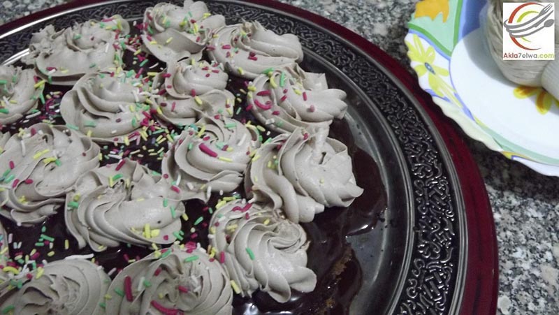 كيكه الشيكولاته chocolate cake