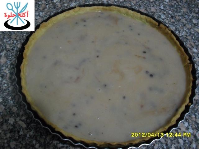 white chocolate tart
